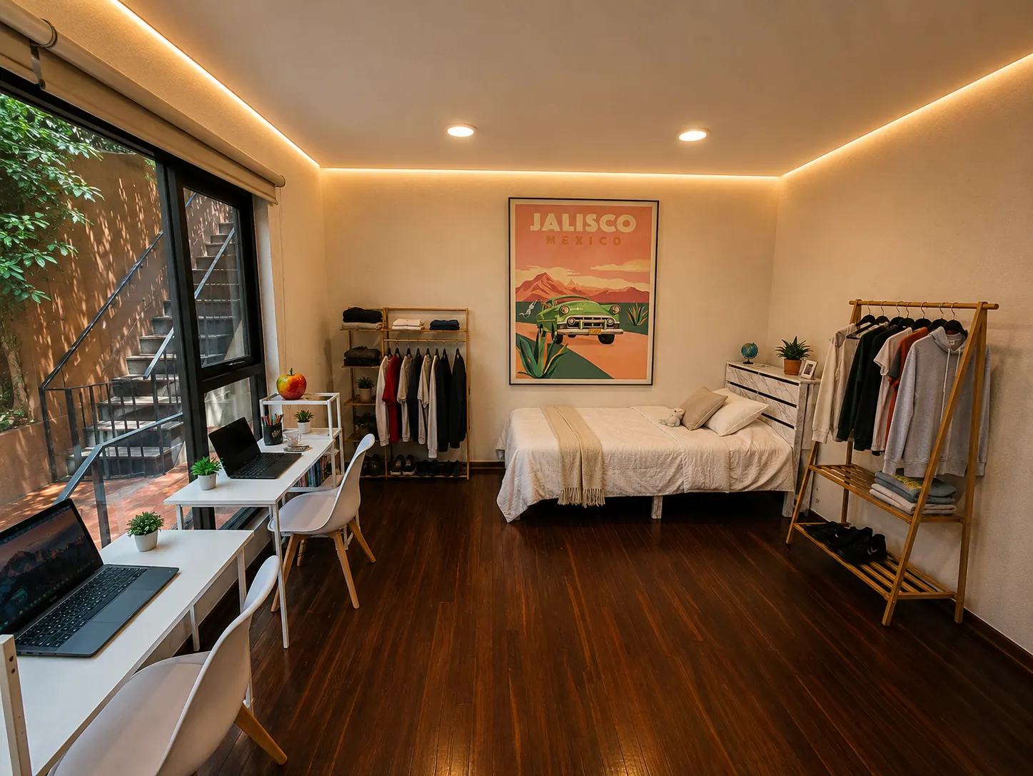 Premium Garden View 23 — bed A, garden and tree view