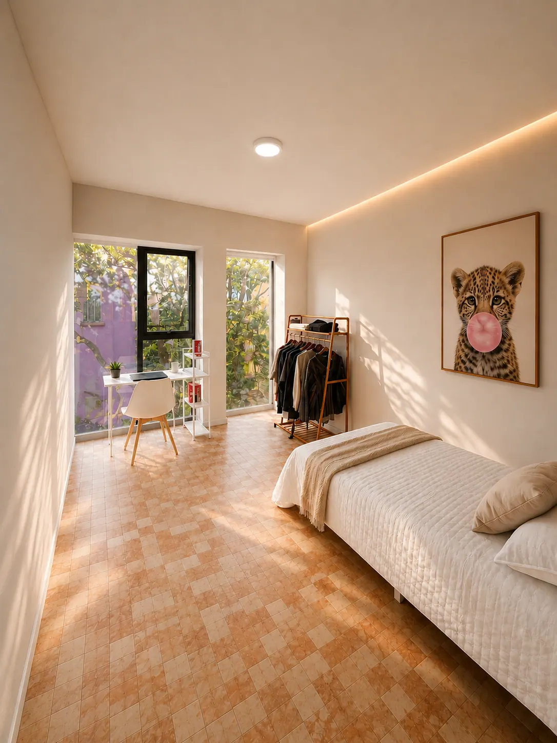 Signature Garden View 34 — top floor, panoramic garden views